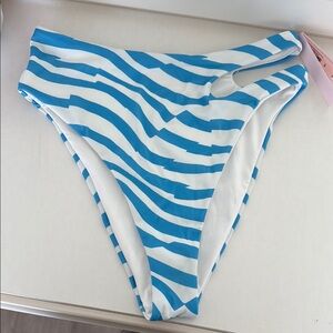 Victoria's Secret Blue and White bikini bottom